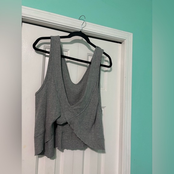 We The Free Harper Tank in Heather Grey - Picture 2 of 4